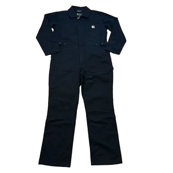 NWT Carhartt women’s Rugged-Flex Relaxed Fit Canvas Coverall sz M 8-10 BN5322-W - Picture 5 of 7